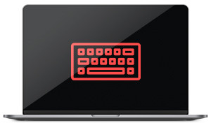 Macbook Pro 13" A1989 замена клавиатуры с корпусом